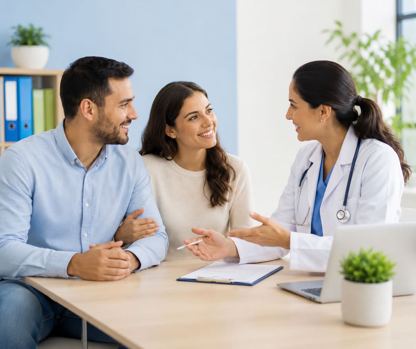 Consulta médica confidencial y cercana