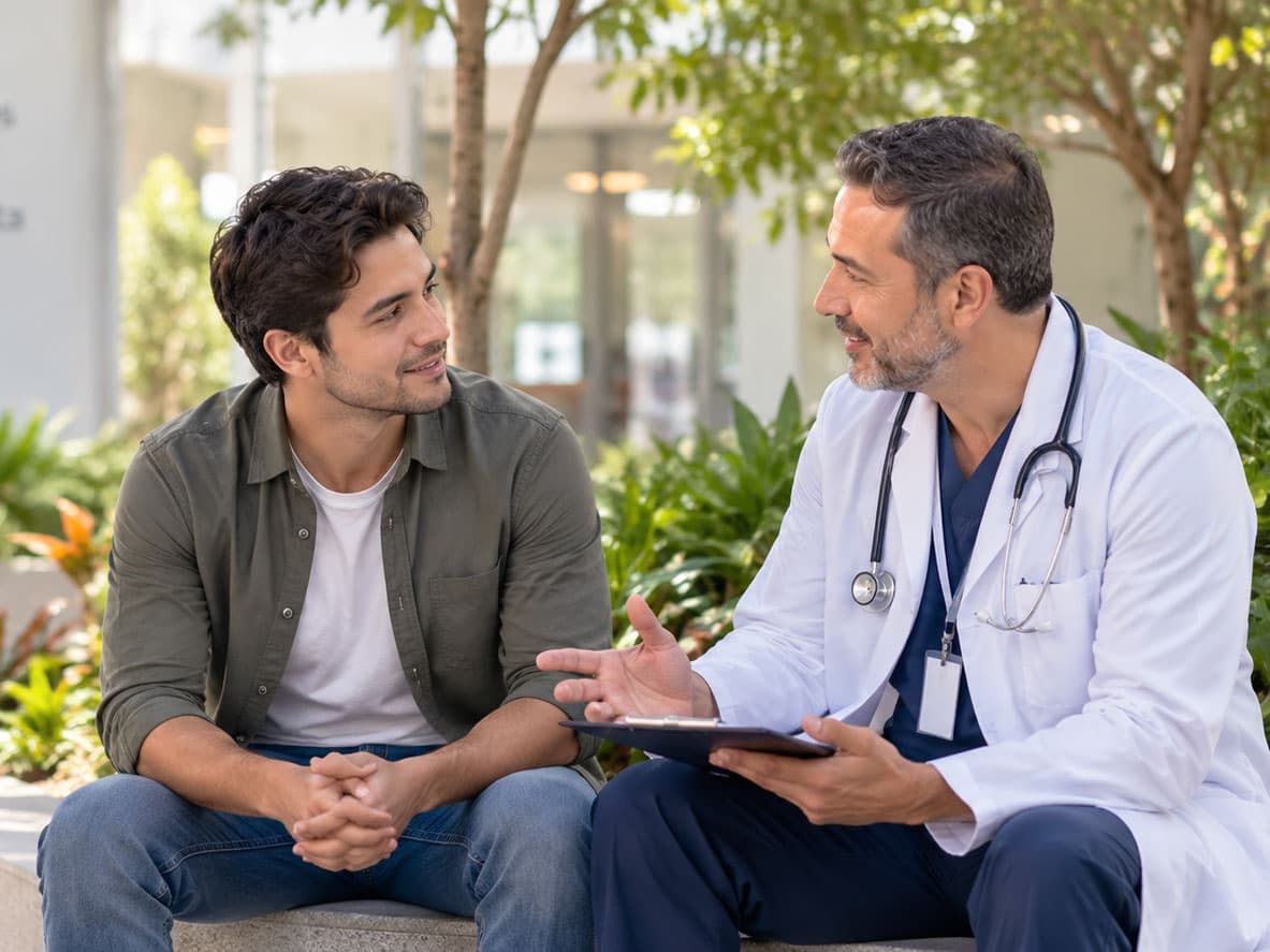Consulta médica confidencial y cercana